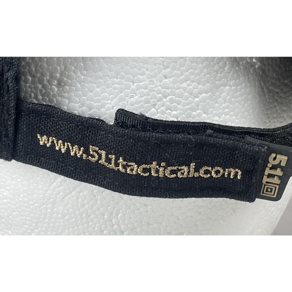 5.11 Tactical Series Logo 30th Anniversary Hat Cap 1977-2007 Black Gold Adjust - Picture 8 of 11